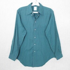 Brooks Brothers Makers Mens 15.5 R Button Down Long Sleeve Checkered Shirt